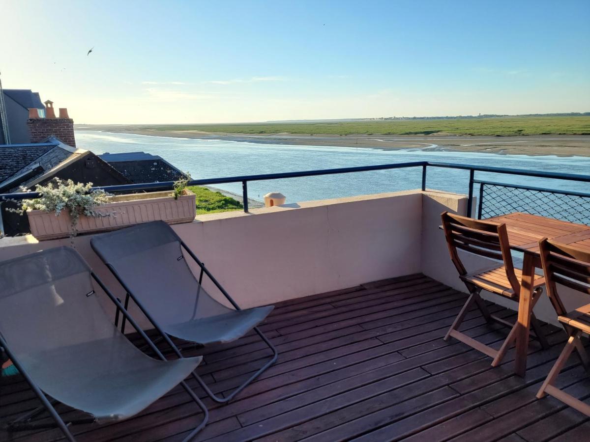 サン・ヴァルリー・シュル・ソンムVue Et Terrasse Panoramique Sur La Baie De Sommeアパートメント エクステリア 写真