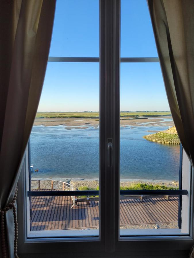 サン・ヴァルリー・シュル・ソンムVue Et Terrasse Panoramique Sur La Baie De Sommeアパートメント エクステリア 写真